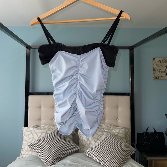 NWOT MIAOU Renzo Tube Top Baby Blue Bra Bralette Sweetheart {$195 MSRP} Medium - Picture 5 of 15